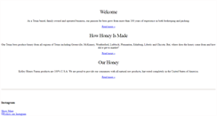 Desktop Screenshot of kelleyhoney.com